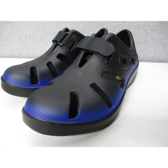OOFOS Oocandoo Recovery Sandals Shoes Royal Blue Black Mens Sz 10 main image 4